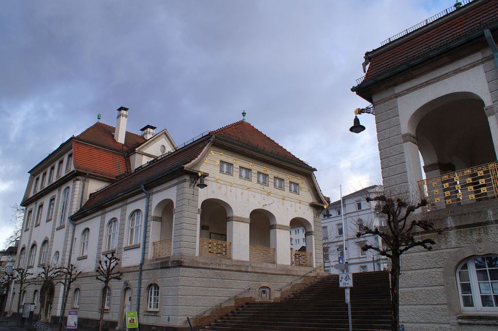 Bad Nauheim Sprudelhof Verwaltungsgebäude Jugendstil